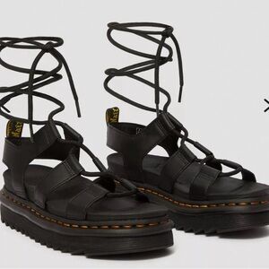 Dr. Martens Black Gladiator Sandals